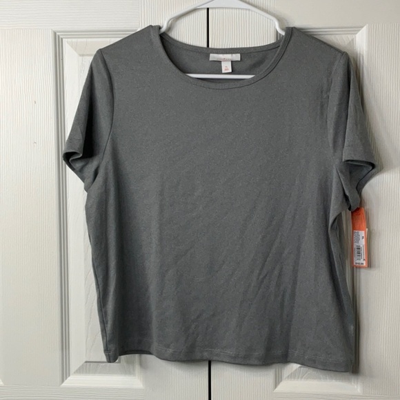 Colsie Women’s Lounge T Shirt Heather Gray Various Sizes - Picture 2 of 5